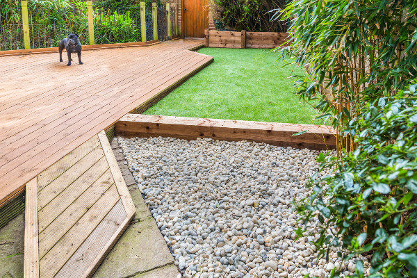 garden decking and landscaping