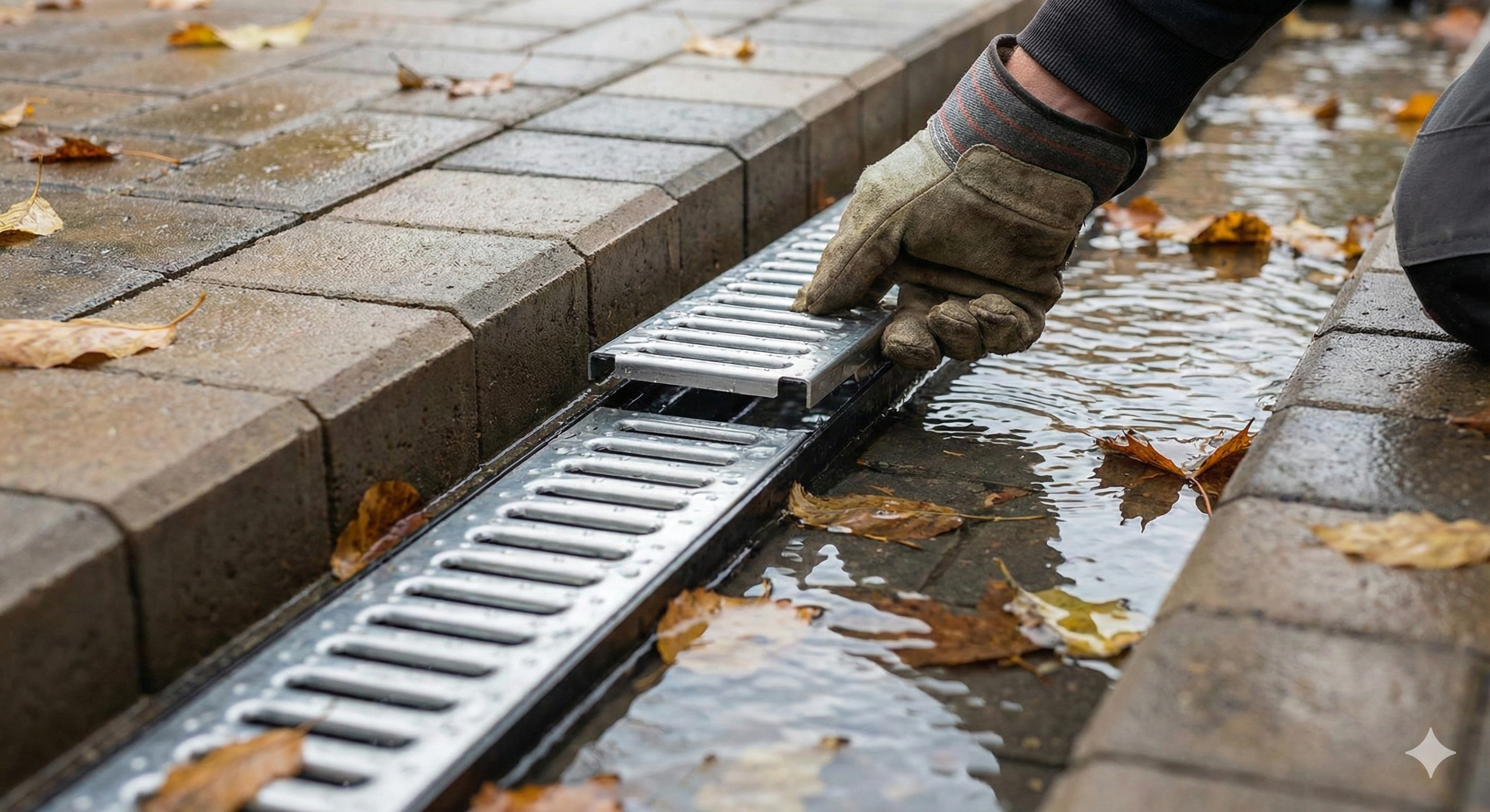 Proper drainage prevents standing water from freezing and cracking your driveway during winter.