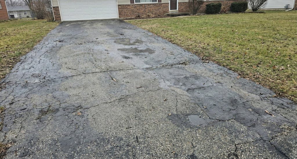 January weather exposes driveway weaknesses caused by moisture saturation and freeze–thaw movement.