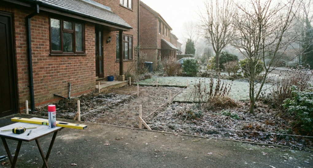 Winter planning allows layouts and groundwork requirements to be assessed accurately before installation begins.