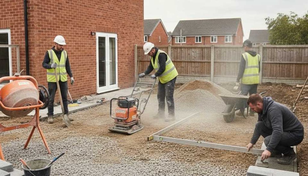 Professional Installers on Ground Works