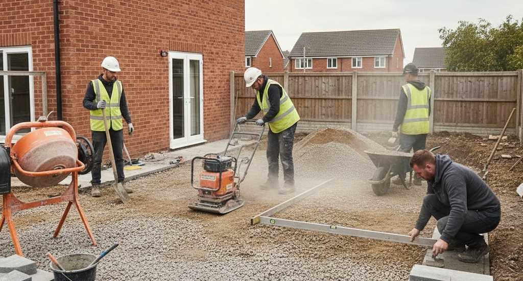 Professional Installers on Ground Works