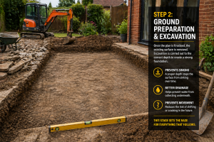Step 2 Infographic ground preparation and excavation