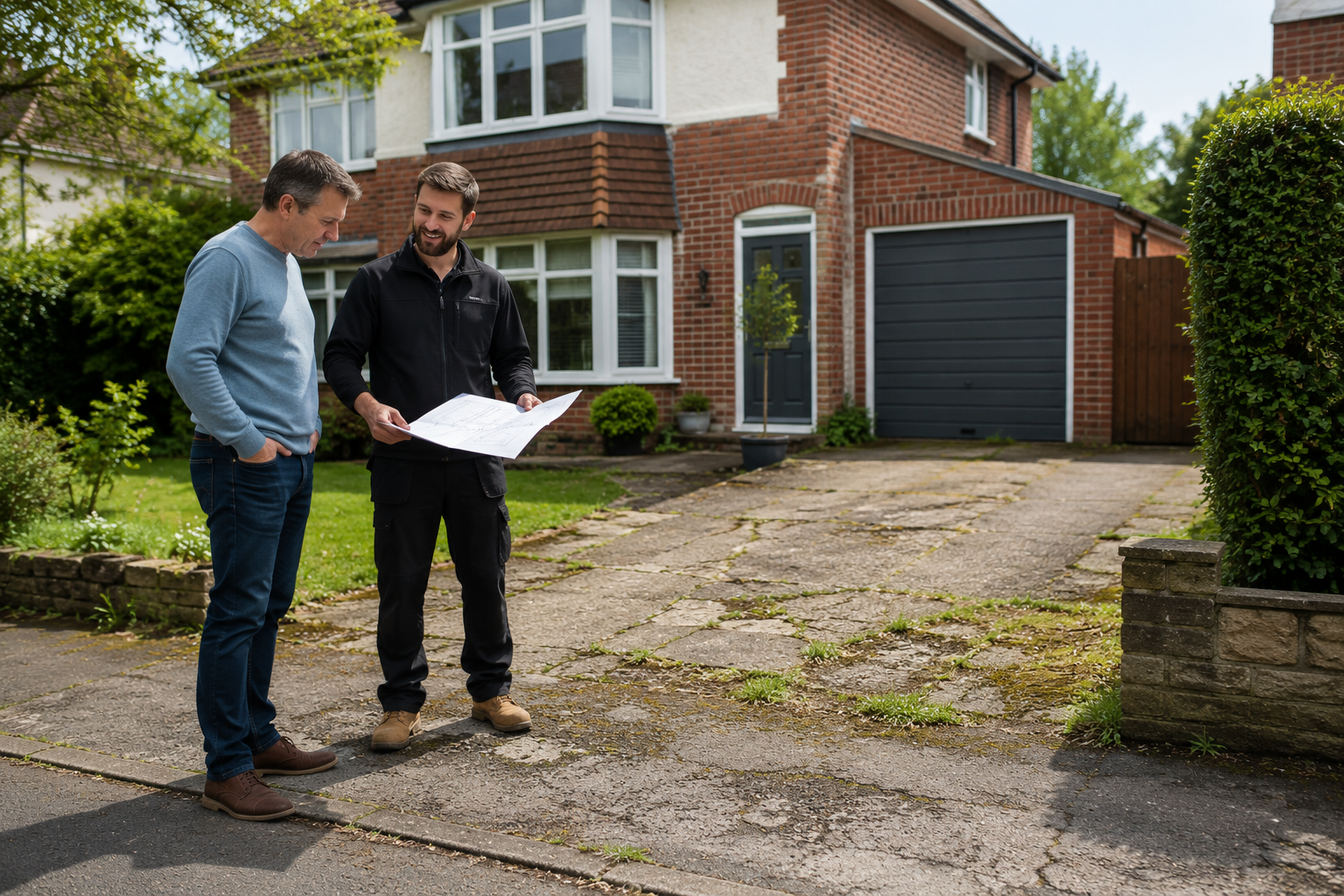 Driveway plans in Taunton