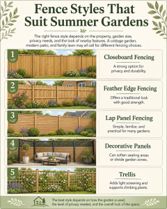 Fence styles for gardens